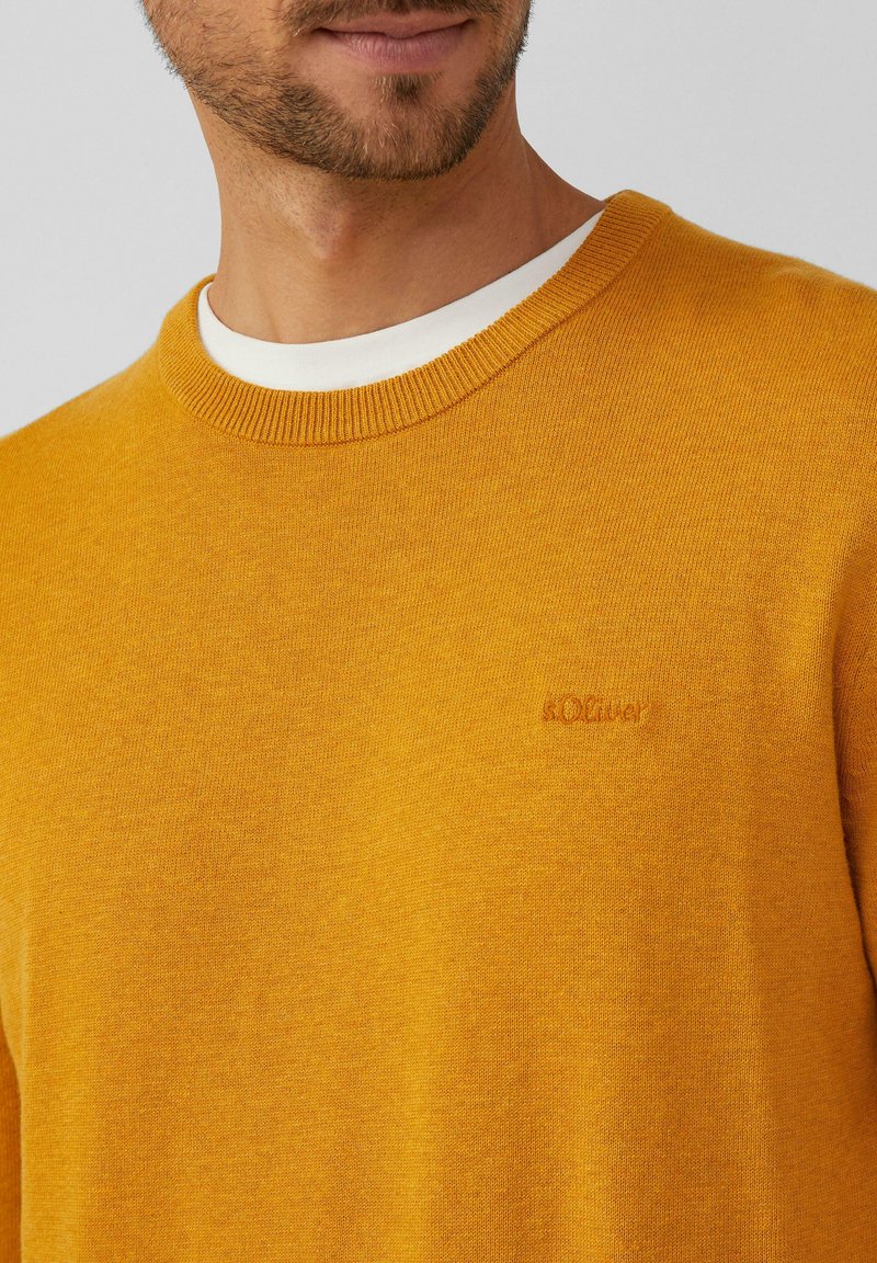 MIT UND LABEL-DETAIL Jumper honiggelb/yellow Zalando - Main Image