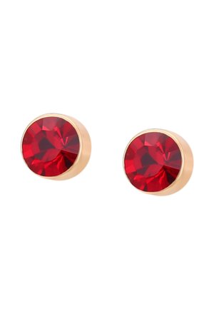 Cercei - rose gold red