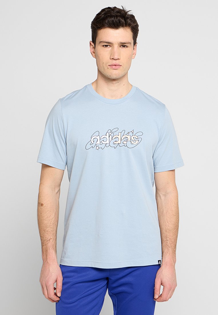 adidas Sportswear T-shirt print blauw