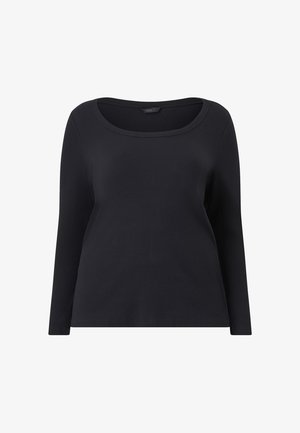 Ellos Plus collection, OBERTEIL MIT LANGEN ÄRMELN. - Langærmet T-shirt - black