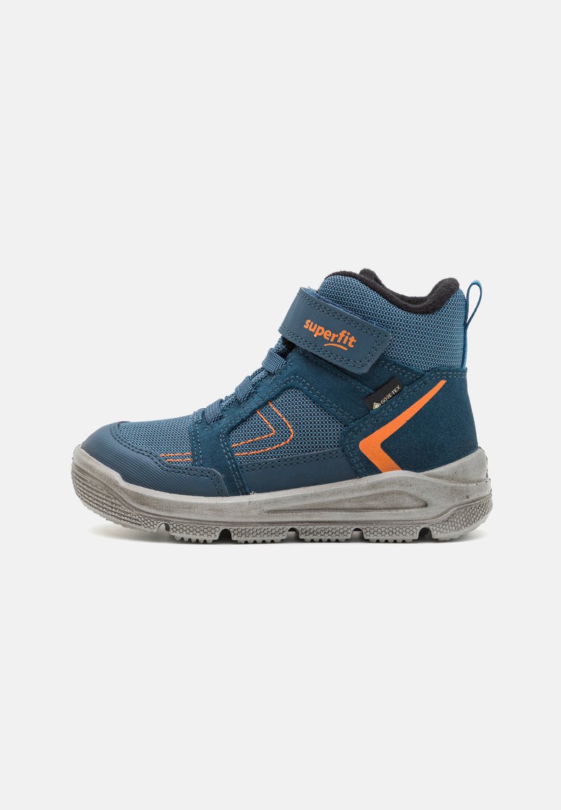 Superfit MARS UNISEX - Talvesaapad - blau/orange