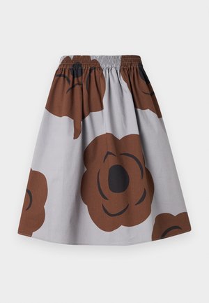 Marimekko POIMINNOT TUMMA - A-line skjørt - grey/brown/black