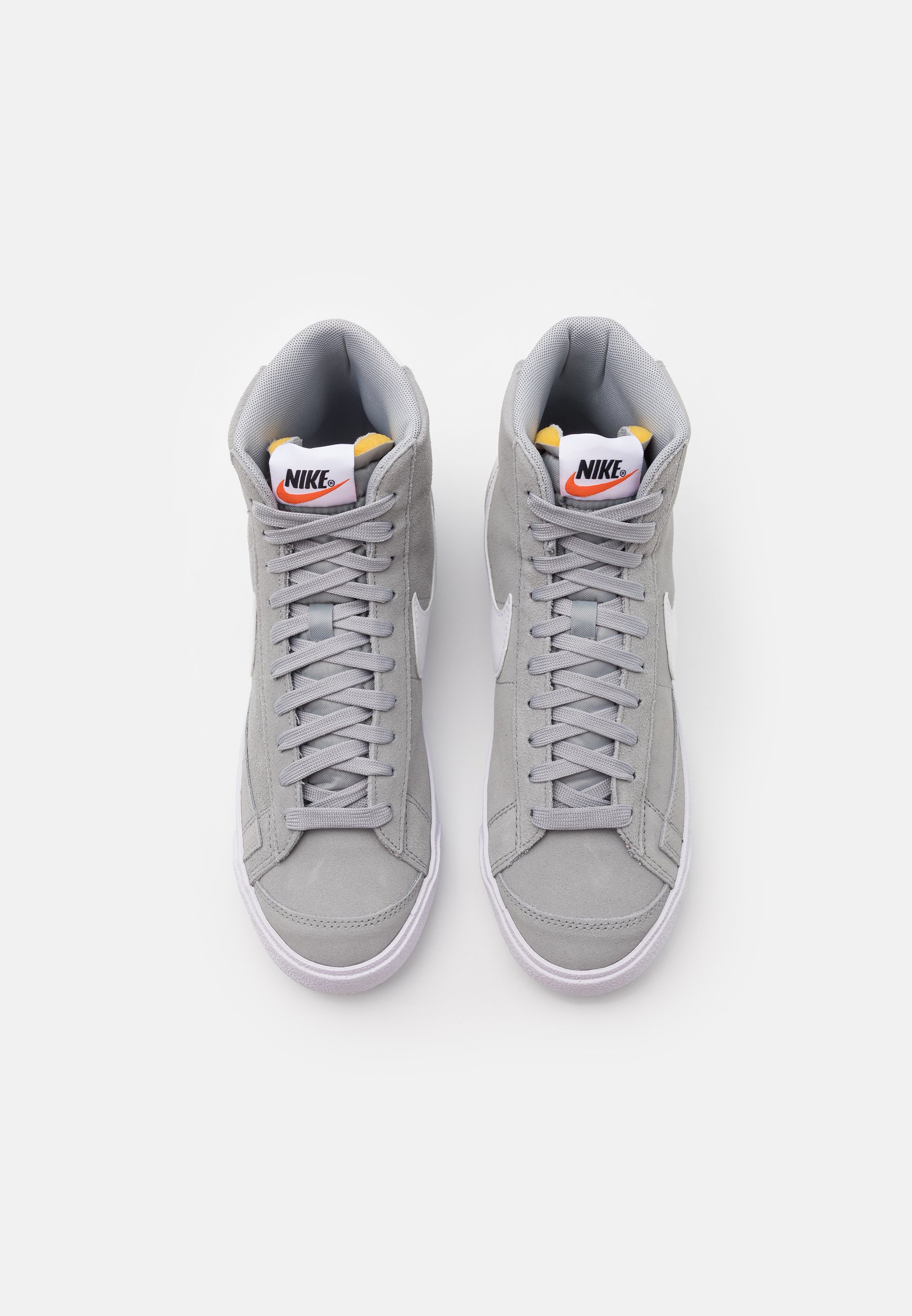Nike Sportswear BLAZER MID '77 UNISEX - Zapatillas altas - light smoke grey/ white/black/gris - Zalando.es