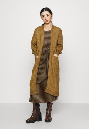 YASCALI LONG CARDIGAN - Kardigan - bronze brown