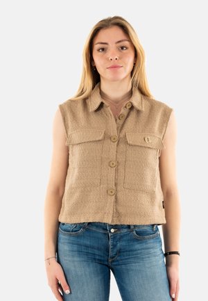 ARLEY - Veste sans manches - beige