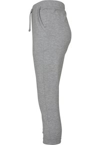 Urban Classics LADIES OPEN EDGE TERRY TURN UP PANTS - Joggebukse - grey