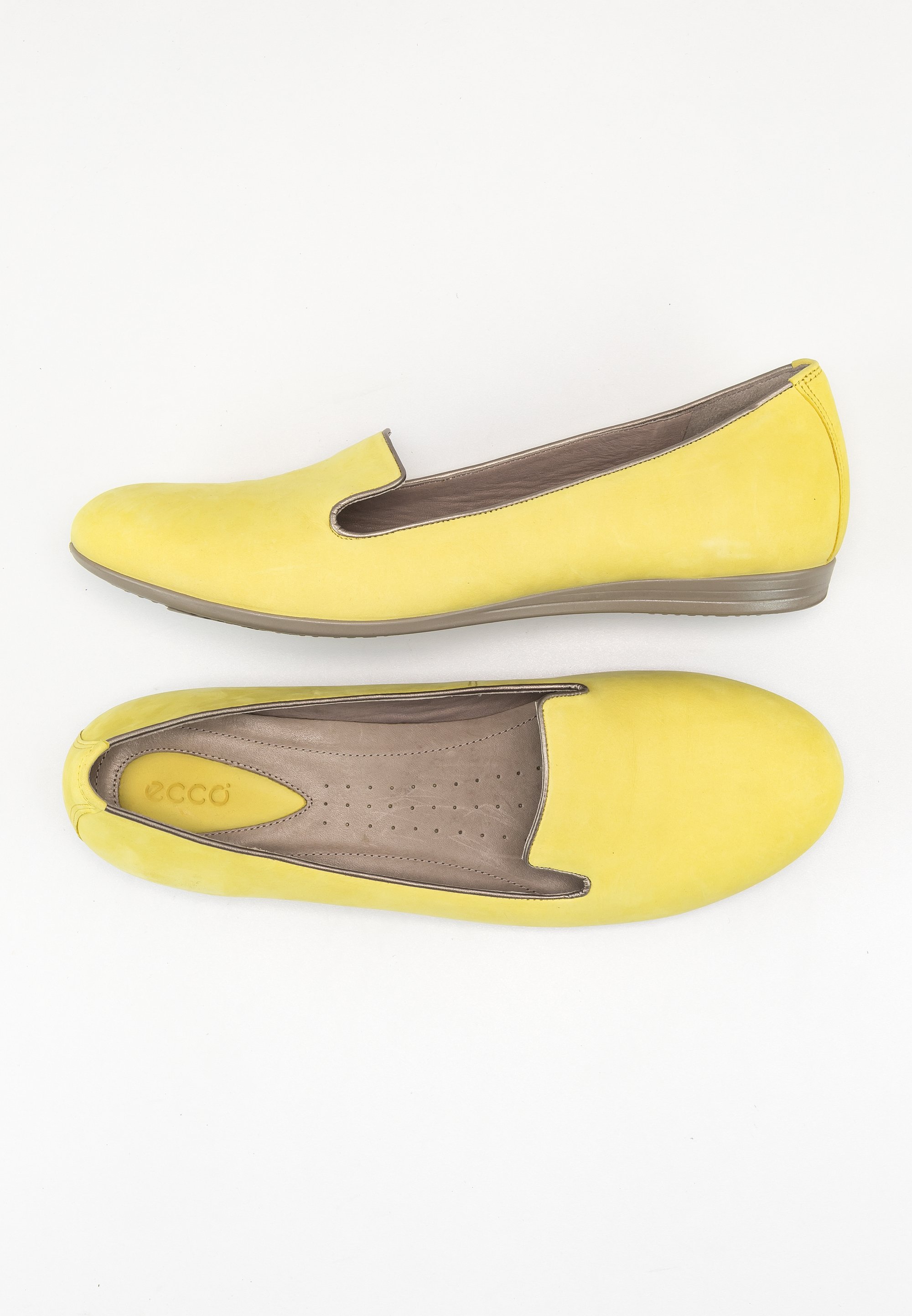 ECCO Slipper yellow/gelb (Pre-owned) Zalando