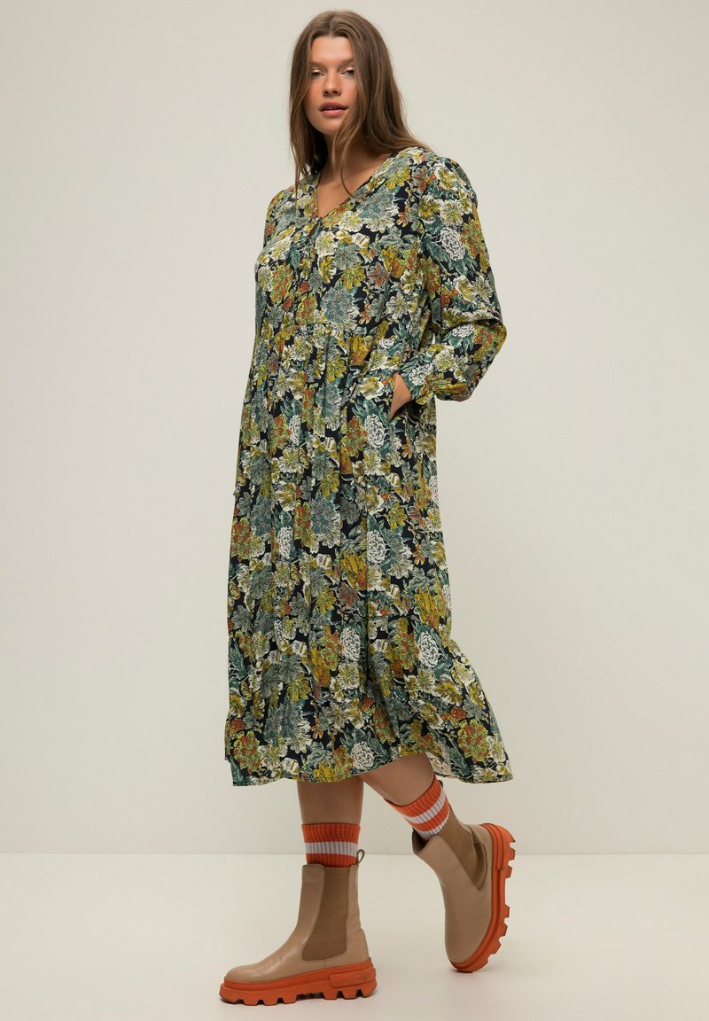 kensie Kdqp1943-egg-14 Robe décontractée, Aubergine, 44 Femme
