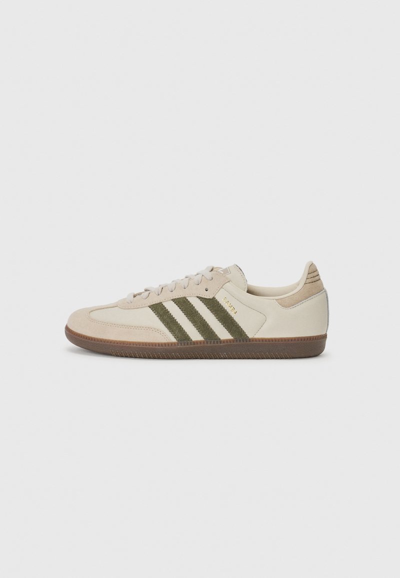 adidas Originals SAMBA OG UNISEX - Sneakers laag - alumina/medium dark khaki/gum