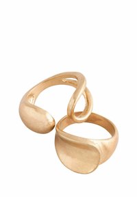 Next CHUNKY SWIRL 2 PACK - Sõrmus - gold tone