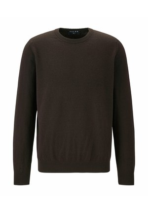 FALKE BASIC LAMBSWOOL CREW - Maglione - dark brown