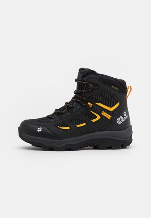 Jack Wolfskin, VOJO TEXAPORE MID UNISEX - Hiking shoes - black/burly yellow