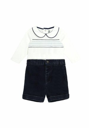 SMOCKED SET REGULAR FIT - Bodi - navy