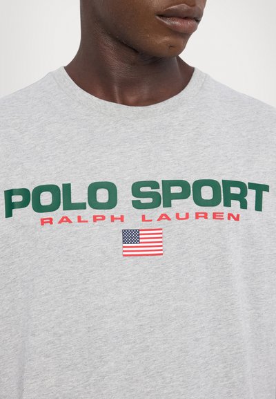 Polo Ralph Lauren SHORT SLEEVE - Marškinėliai su spaudiniu - andover heather