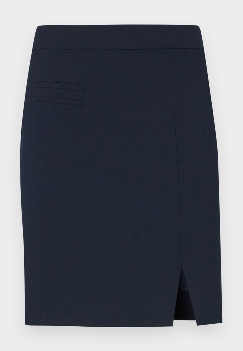 HUGO A-lijn rok donkerblauw