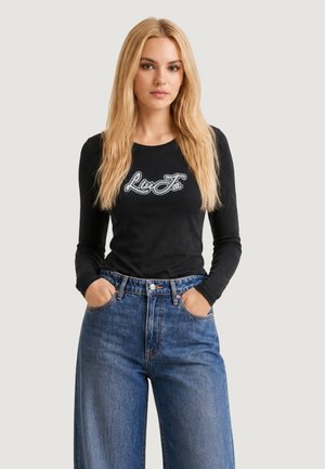 LIU JO, BASIC T-SHIRT TF6248 JS003 - Camiseta de manga larga - black-white