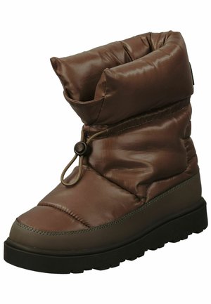 Bottines à plateau - desert brown