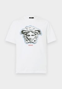 GRECA MEDUSA PRINT - Printtipaita - optical white