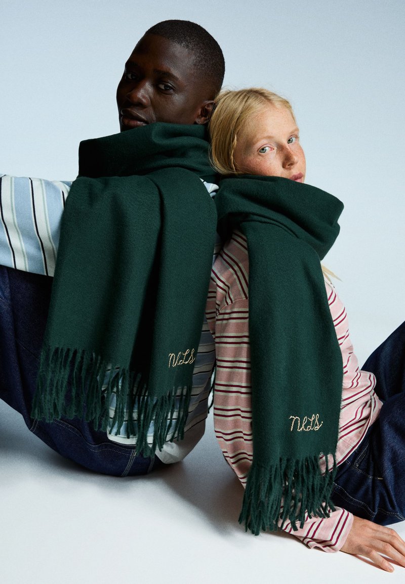 Bershka Šal - dark green