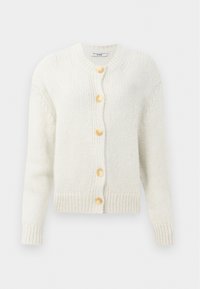 CARDIGAN LONG SLEEVE CREW NECK  - Vest - white blush