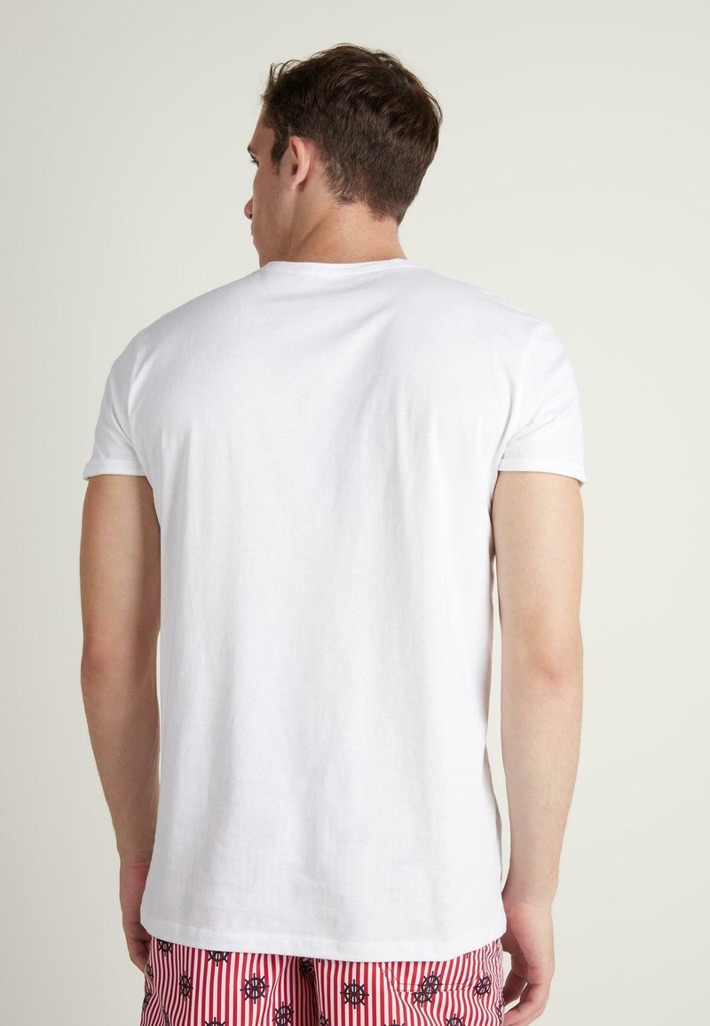 Herren T-Shirts basic | Tezenis T-Shirt print bianco st road trip/mehrfarbig - GZ25998 Herren T-Shirts basic | Tezenis T-Shirt print bianco st road trip/mehrfarbig - GZ25998
