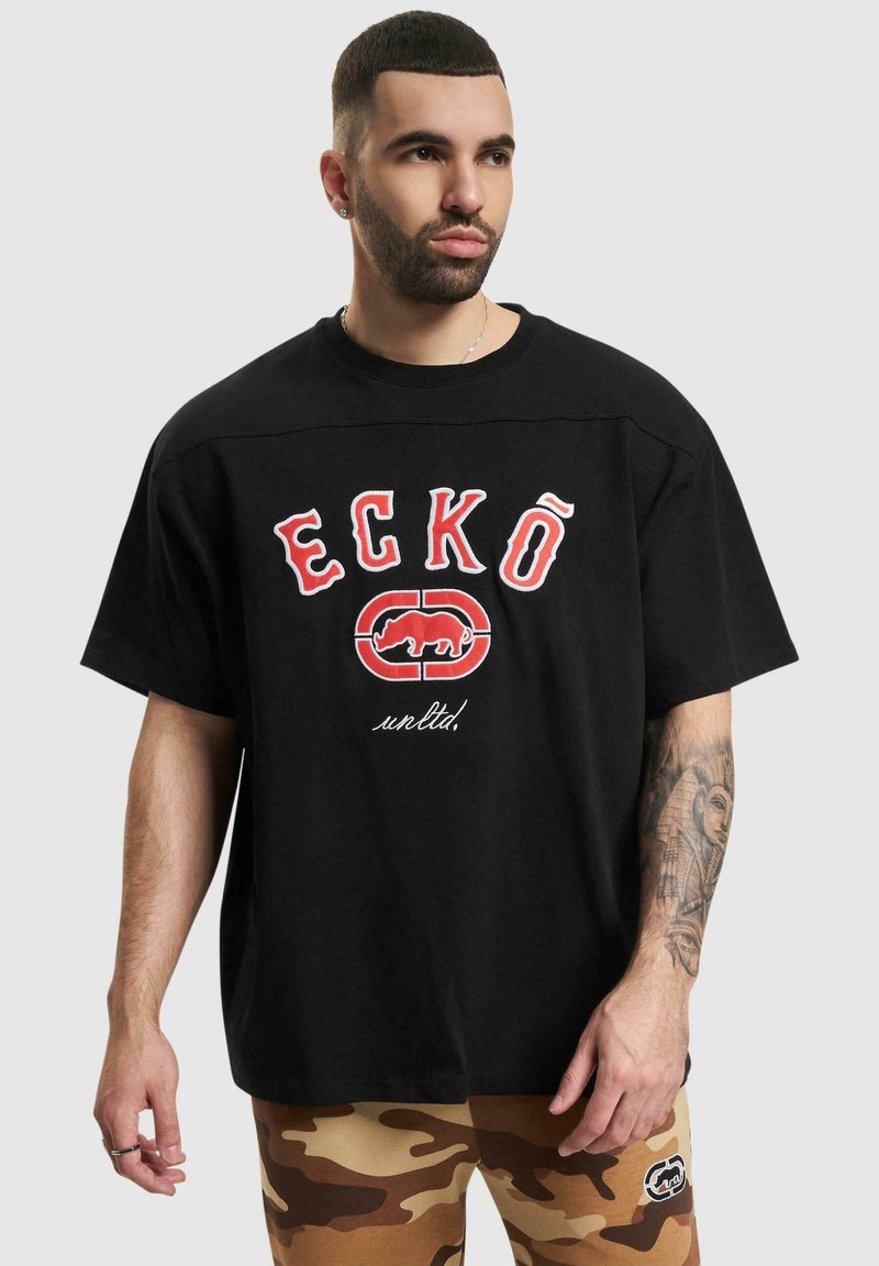 ecko unltd. BOXY CUT - T-shirts med print - black