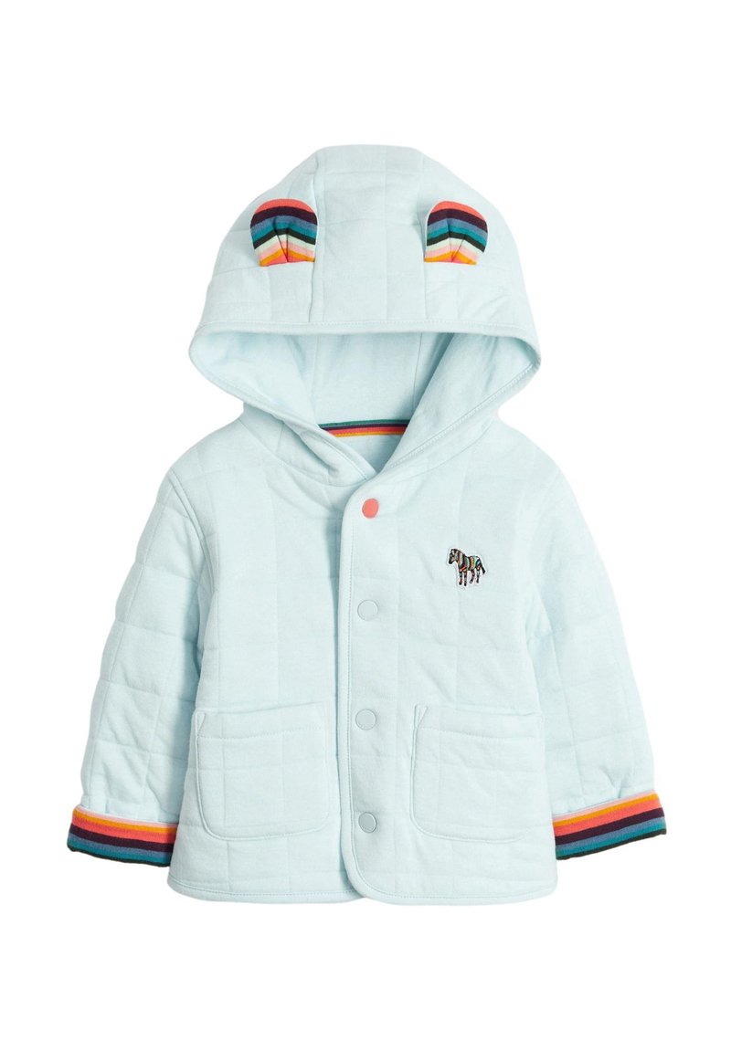 Paul Smith Junior ZEBRA LOGO REGULAR FIT - Užtrauktuku užsegamas treningas - blue