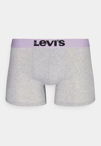 Levi's® SOLID BASIC BOXER 2 PACK - Trunks - light grey melange/orchid bloom
