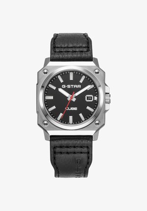 G-STAR, CUBE - Hodinky - black silver-coloured