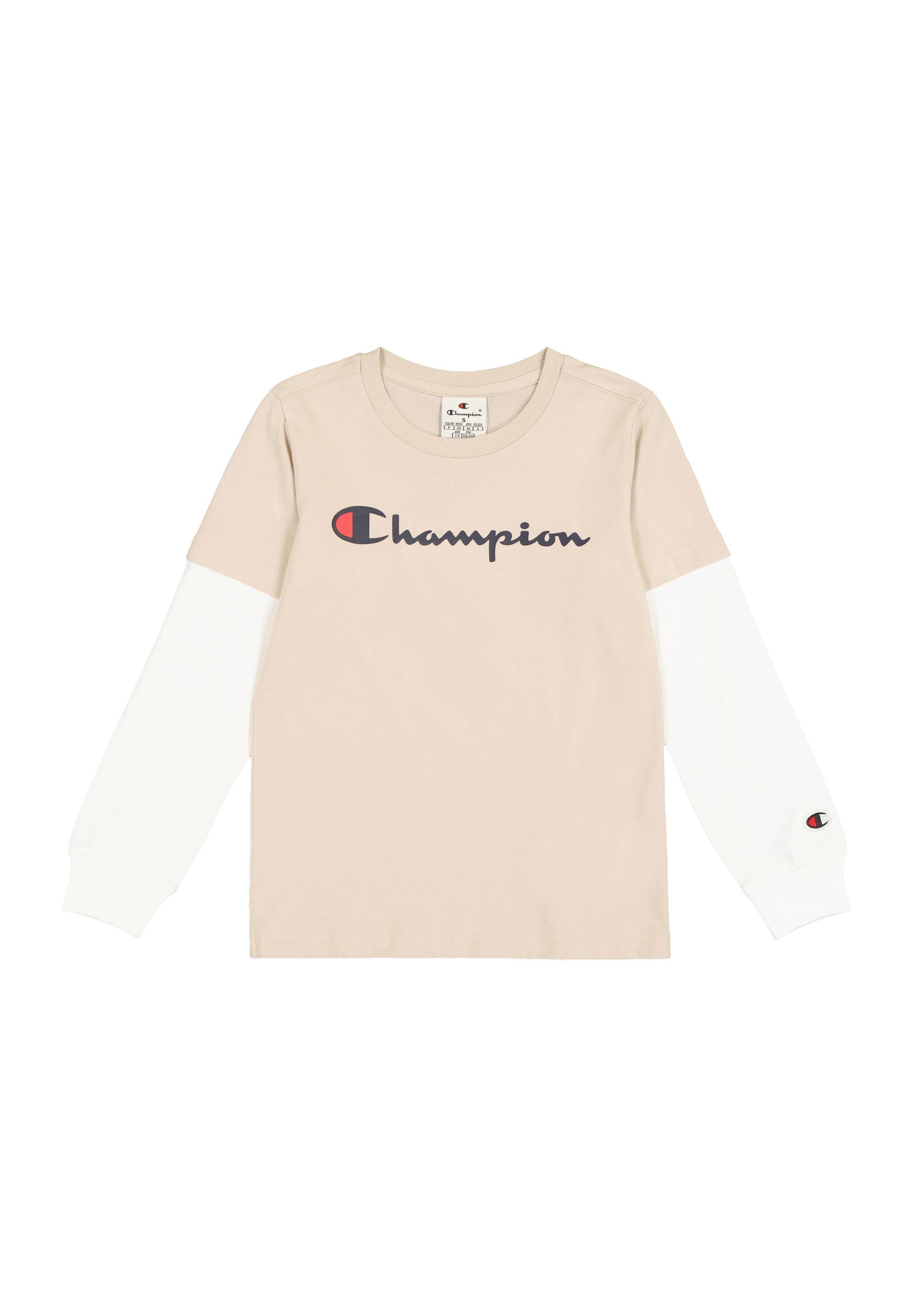Champion SCRIPT SHOP Long sleeved top beige Zalando