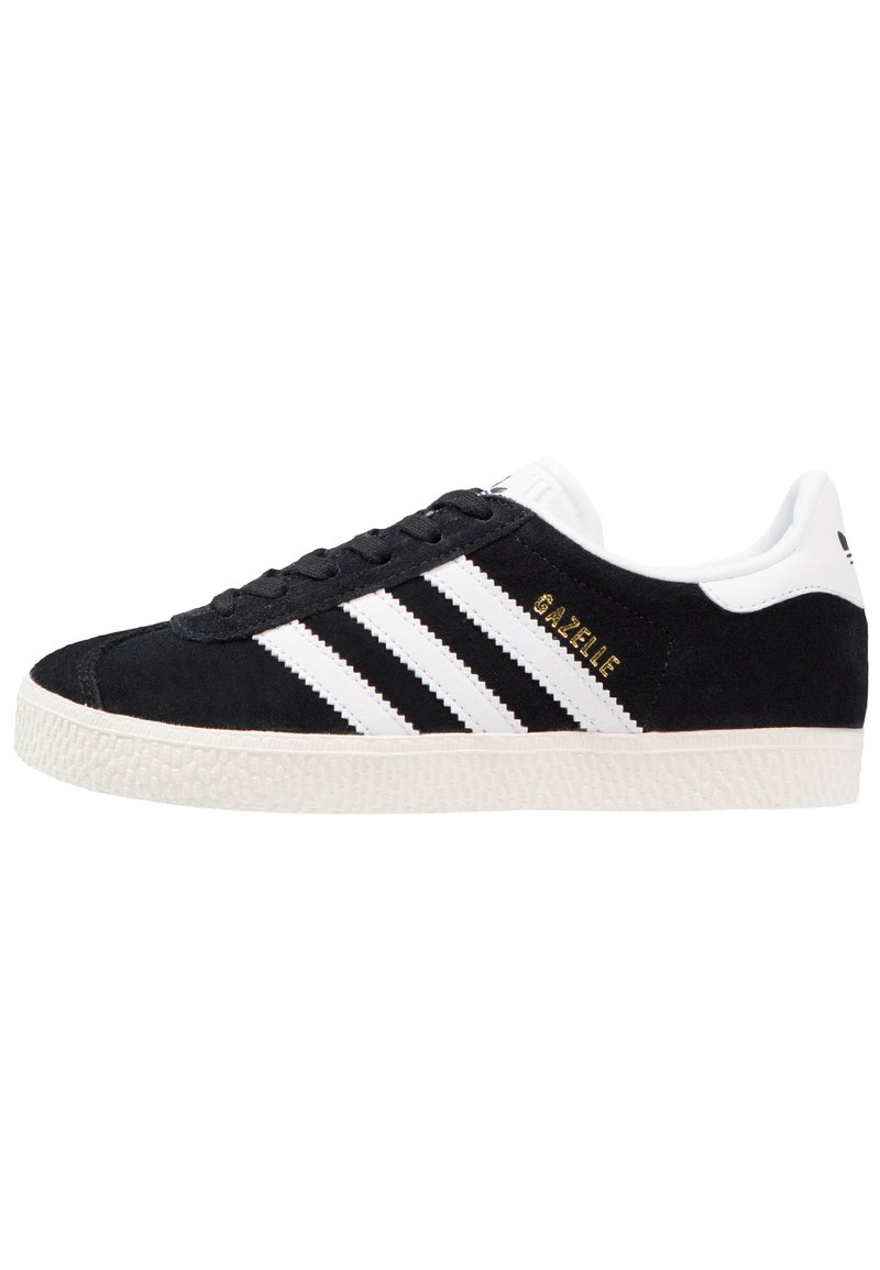 adidas Originals - GAZELLE UNISEX - Joggesko - core black/white/gold metallic, Forstørre