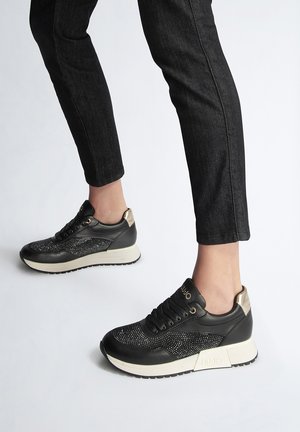 LIU JO WITH GEMSTONES - Sneaker low - black