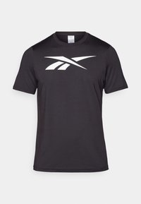 TRAIN LOGO STRETCH TECH - Μπλουζάκι με στάμπα - black