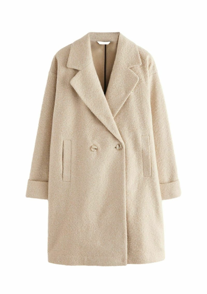 Next REVERE COLLAR TALL - Klassischer Mantel - oatmeal/beige  
