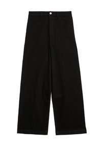 Marks & Spencer SEAMLESS WIDE LEG  - Džíny Relaxed Fit - black