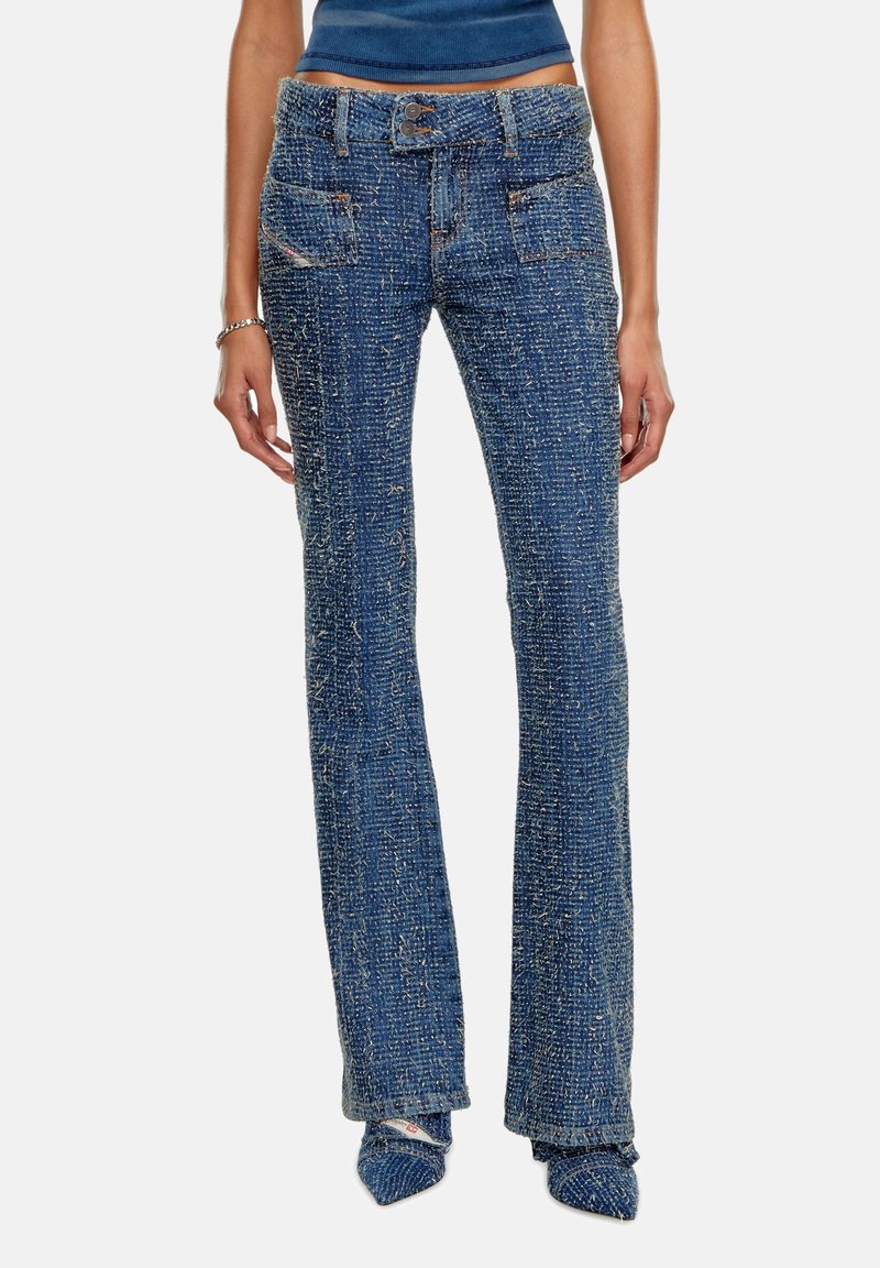 Diesel D EBUSH S - Vaqueros bootcut - blue
