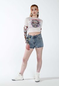 Ed Hardy LOVE-KILLS-SLOWLY LONG SLEEVED - Langærmet T-shirt - bright white