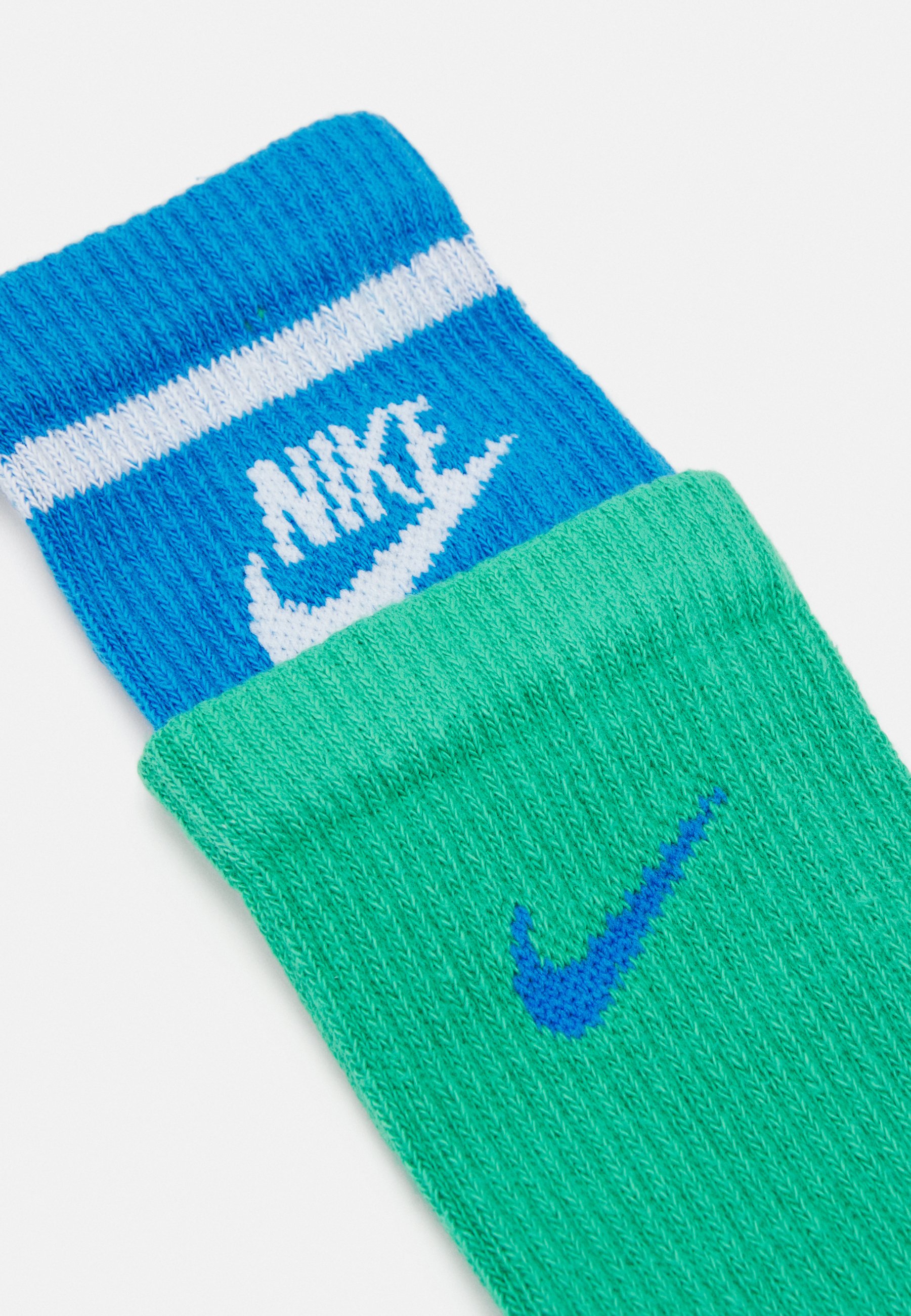 green and orange nike socks