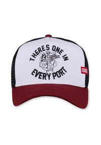 Coastal Cap - wine/black/offwhite