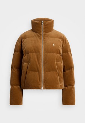 Polo Ralph Lauren QUILTED CORDUROY DOWN JACKET - Down jacket - brown