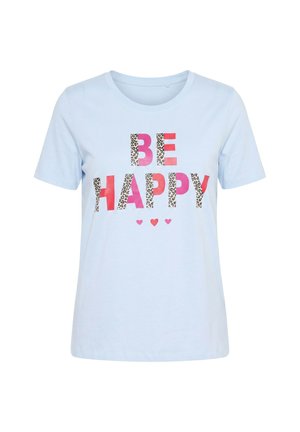 MIAMODA, T-SHIRT, A-LINE, LETTERING - T-shirt con stampa - swell blue