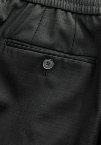 Next REGULAR FIT -CHECK SMART - Pantalones chinos - black