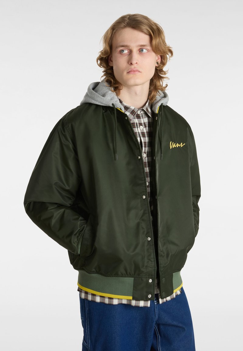 Vans SCRIPTED - Mezisezónní bunda - dark green