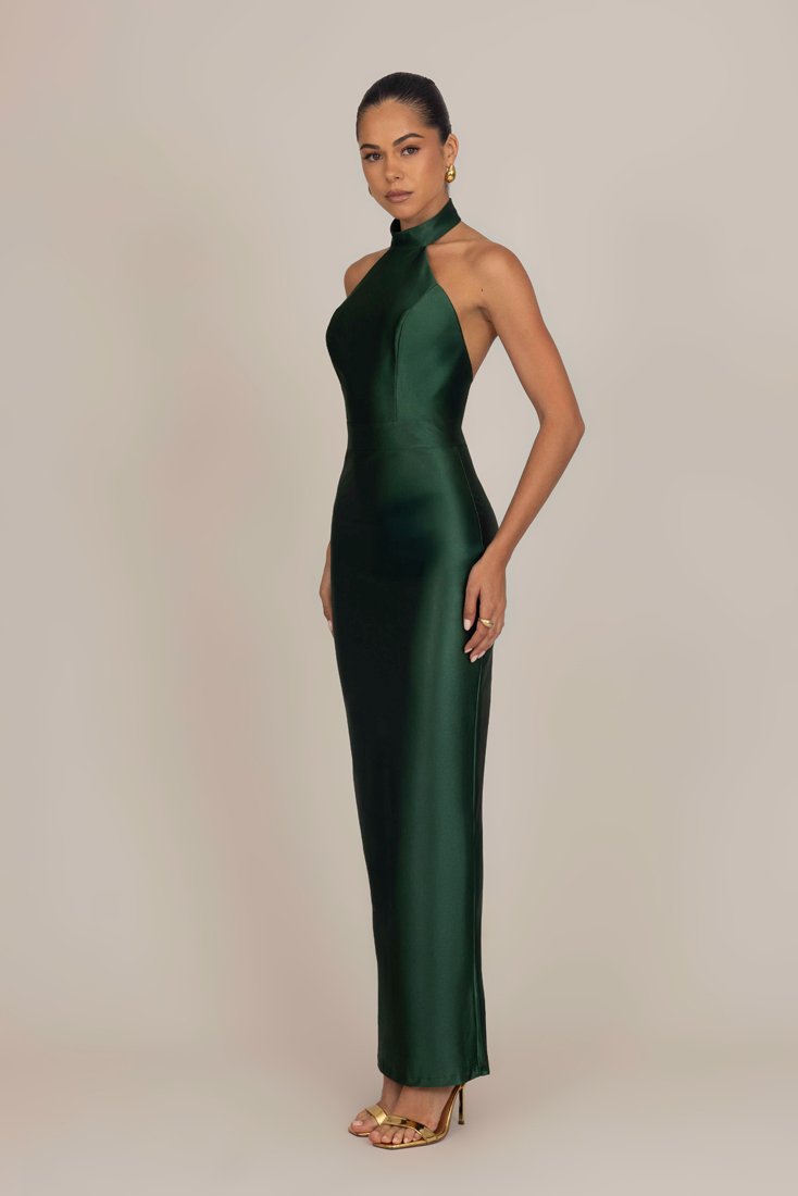 full length halter dress Long Open Back Halter Dress by Cinderella Divine 5012 – ABC Fashion
