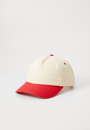 9 EMBLEM UNISEX - Cap - white alyssum/red