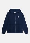 SPORTSWEAR CLUB FLEECE UNISEX - Športna jopa s kapuco na zadrgo - midnight navy/white