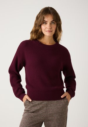 RUNDHALS - Pullover - ruby orchid