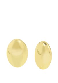 Steve Madden PUFFY OVAL STATEMENT BUTTON - Oorbellen - gold-coloured