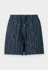 PRINT POPLIN RELAXED SHORTS - Σορτς - dark night navy/sweet blue