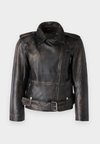 SLFNANA BIKER JACKET - Giacca di pelle - black